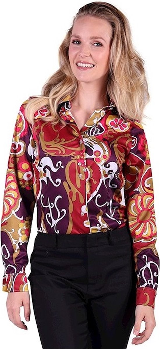Hippie blouse rood